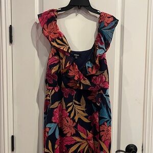NWT Kensie Tropical Floral Dress Size 16